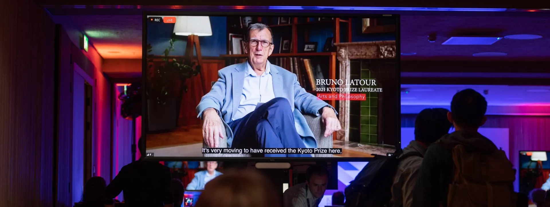 Bruno Latour by video link