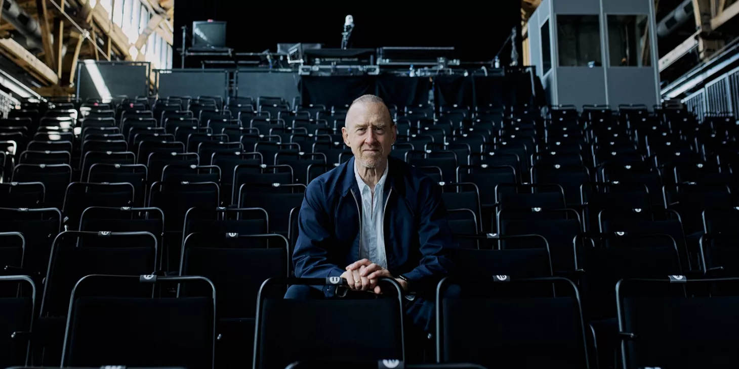 William Forsythe sitting in a theatre