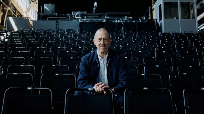 William Forsythe sitting in a theatre