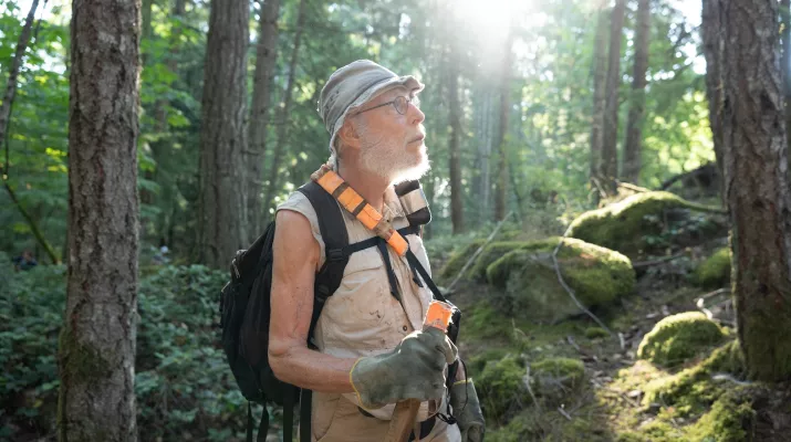 Paul Hoffman hiking