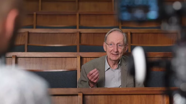 Sir John Pendry teaching